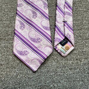 Ted Baker Purple Paisley Silk Neck Tie